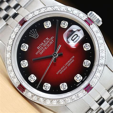 rolex datejust ruby|Rolex Datejust used for sale.